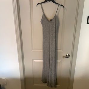 Gray maxi dress